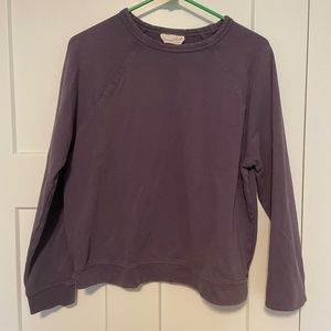 Muted purple crewneck